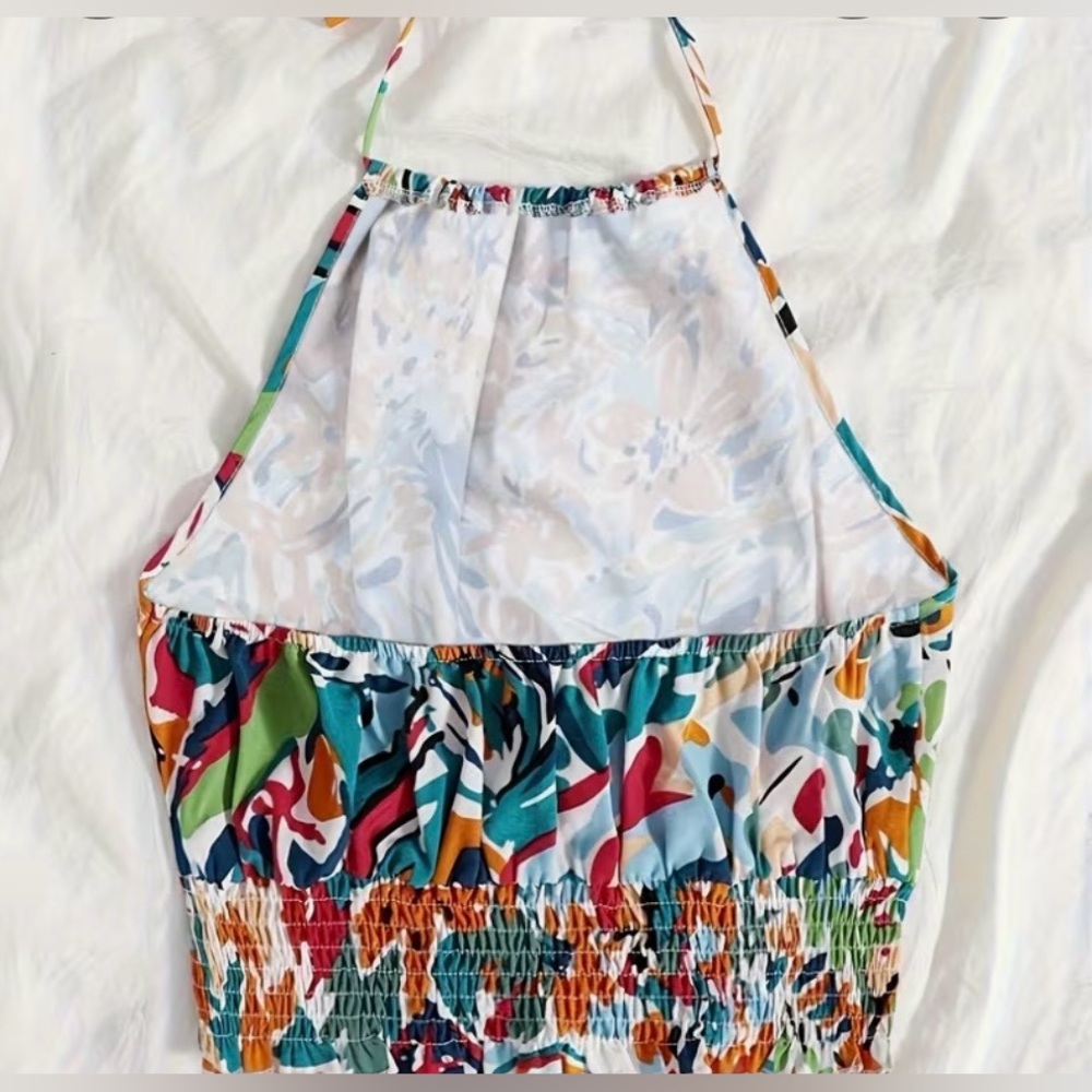 Colorful Halter Top - Picture 2 of 2